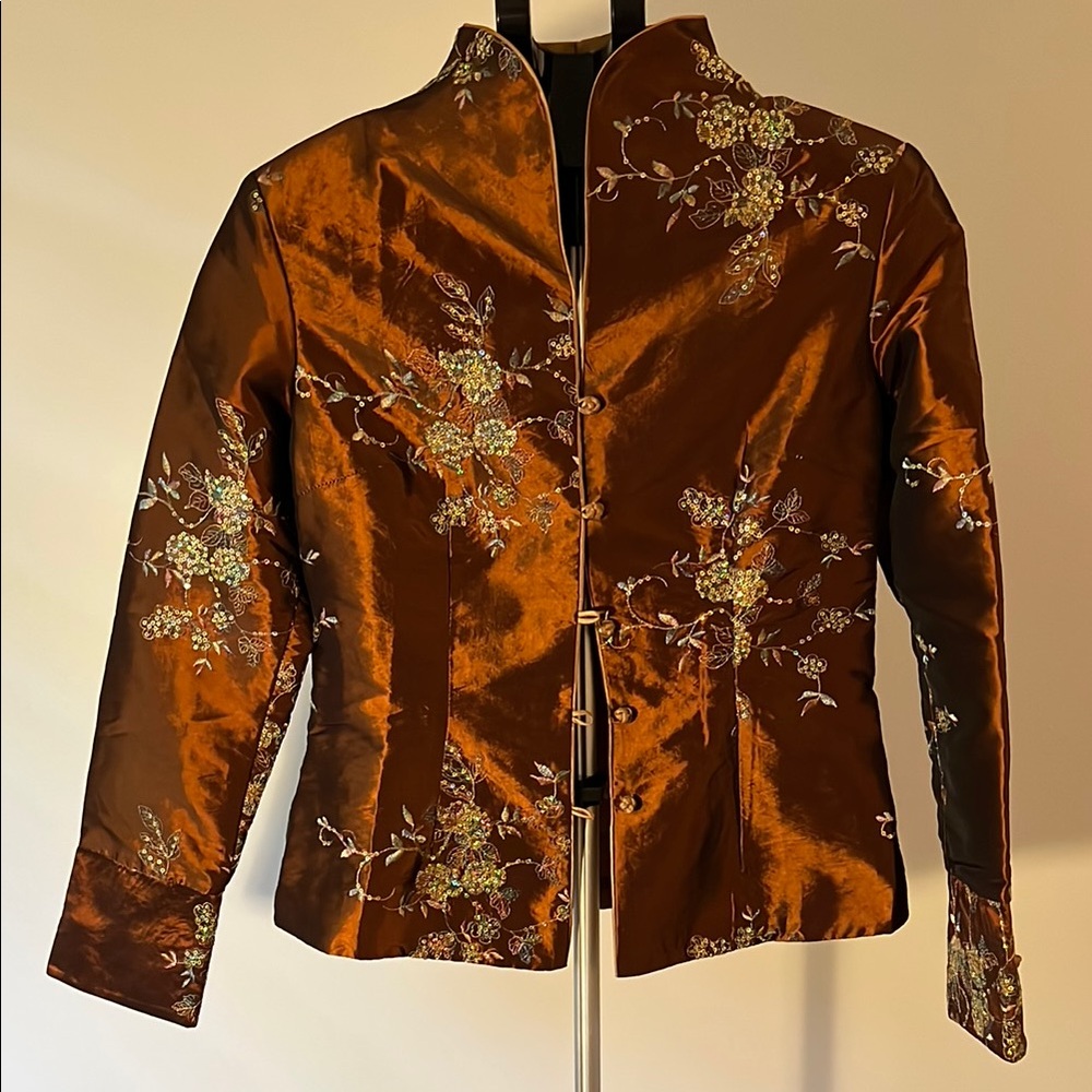 Elegant Oriental Embroidered Jacket